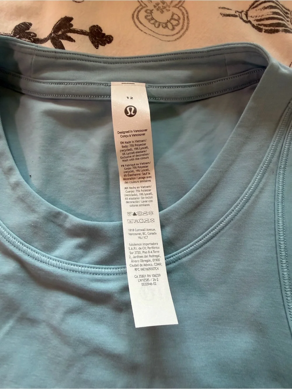 lululemon Jersey Training Top Seafoam